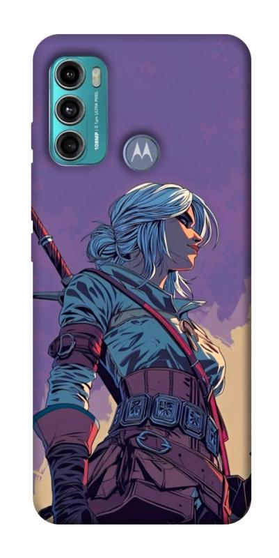 Чохол itsPrint The witcher ciri для Motorola Moto G60, ігри, купити оптом з доставкою