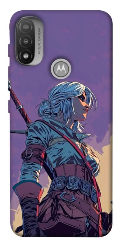 Чохол itsPrint The witcher ciri для Motorola Moto E20, ігри, купити оптом з доставкою