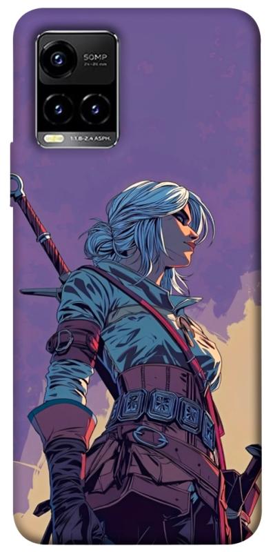 Чехол itsPrint The witcher ciri для Vivo Y21 / Y33s, игры, купить оптом с доставкой