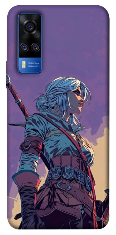 Чехол itsPrint The witcher ciri для Vivo Y51a, игры, купить оптом с доставкой