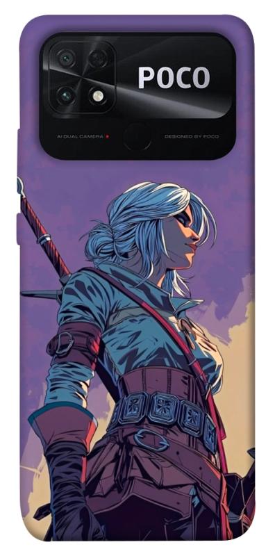 Чехол itsPrint The witcher ciri для Xiaomi Poco C40, игры, купить оптом с доставкой