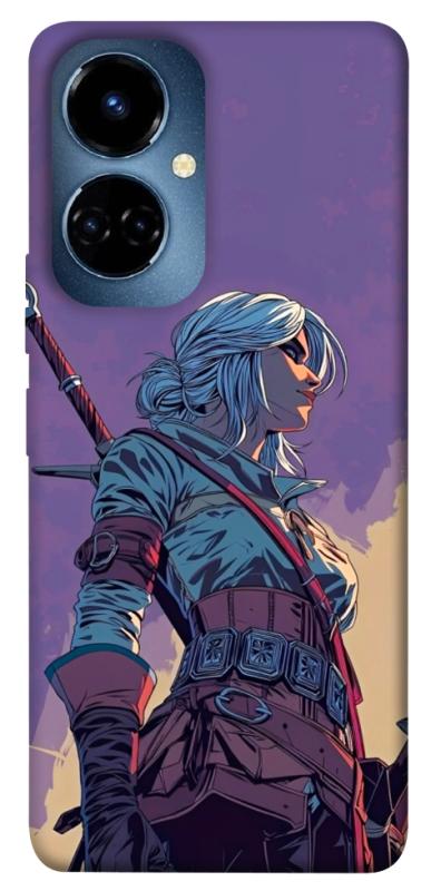 Чохол itsPrint The witcher ciri для TECNO Camon 19 (CI6n) / 19 Pro (CI8n), ігри, купити оптом з доставкою