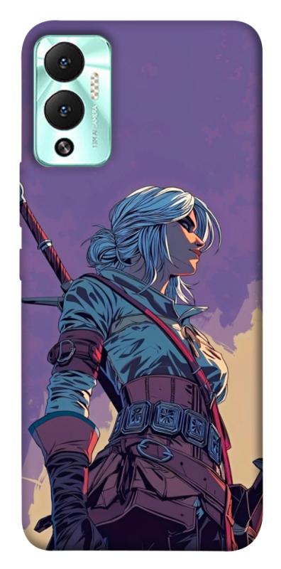 Чехол itsPrint The witcher ciri для Infinix Hot 12 Play, игры, купить оптом с доставкой