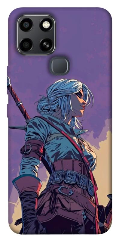 Чохол itsPrint The witcher ciri для Infinix Smart 6, ігри, купити оптом з доставкою
