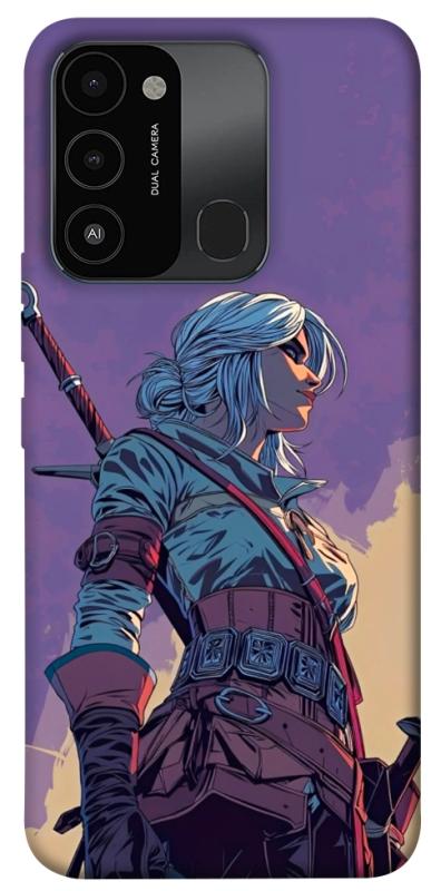 Чехол itsPrint The witcher ciri для Tecno Spark Go 2022 (KG5m), игры, купить оптом с доставкой