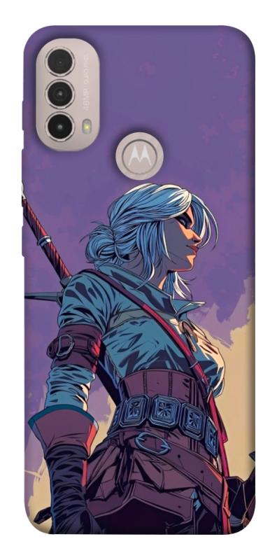 Чехол itsPrint The witcher ciri для Motorola Moto E40, игры, купить оптом с доставкой