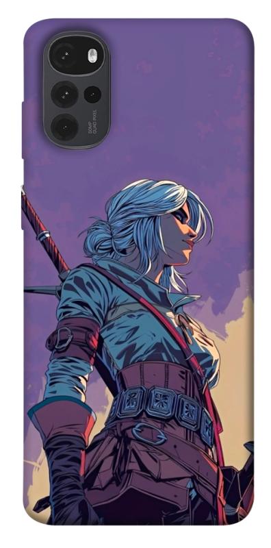 Чохол itsPrint The witcher ciri для Motorola Moto G22, ігри, купити оптом з доставкою