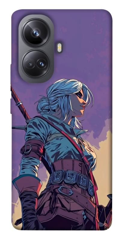 Чехол itsPrint The witcher ciri для Realme 10 Pro+, игры, купить оптом с доставкой
