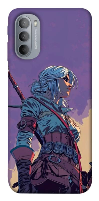 Чохол itsPrint The witcher ciri для Motorola Moto G31, ігри, купити оптом з доставкою