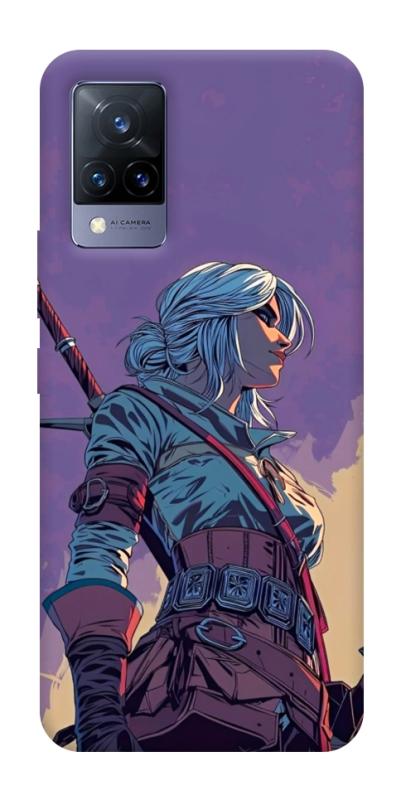 Чохол itsPrint The witcher ciri для Vivo V21, ігри, купити оптом з доставкою