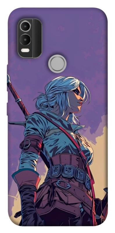 Чохол itsPrint The witcher ciri для Nokia C21 Plus, ігри, купити оптом з доставкою