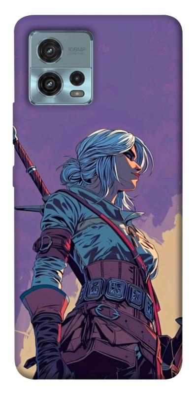 Чехол itsPrint The witcher ciri для Motorola Moto G72, игры, купить оптом с доставкой