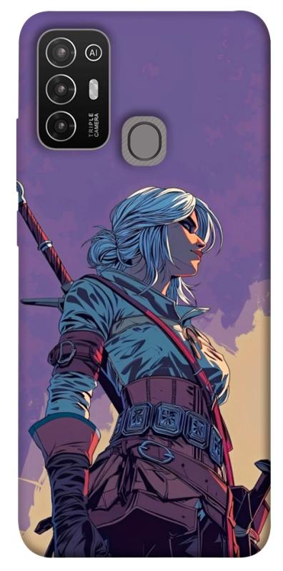 Чохол itsPrint The witcher ciri для ZTE Blade A52, ігри, купити оптом з доставкою