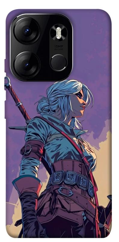 Чохол itsPrint The witcher ciri для Tecno Spark Go 2023, ігри, купити оптом з доставкою
