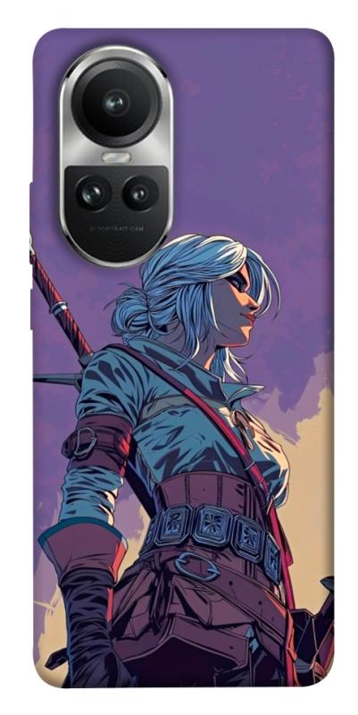 Чохол itsPrint The witcher ciri для Oppo Reno 10, ігри, купити оптом з доставкою