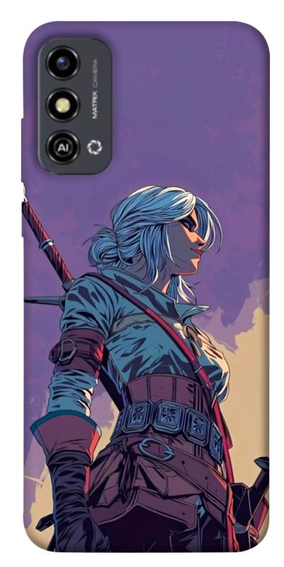 Чохол itsPrint The witcher ciri для ZTE Blade A53, ігри, купити оптом з доставкою