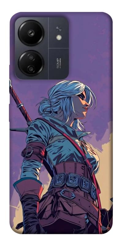 Чохол itsPrint The witcher ciri для Xiaomi Redmi 13C, ігри, купити оптом з доставкою