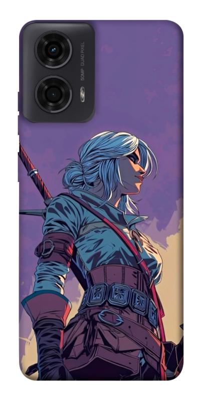 Чохол itsPrint The witcher ciri для Motorola Moto G24, ігри, купити оптом з доставкою