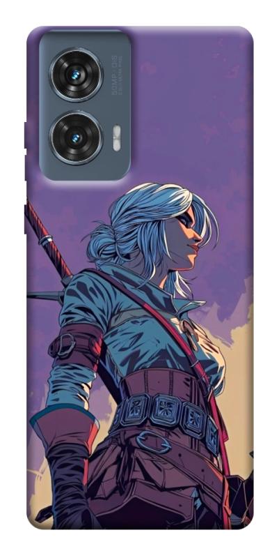 Чохол itsPrint The witcher ciri для Motorola Edge 50 Fusion, ігри, купити оптом з доставкою