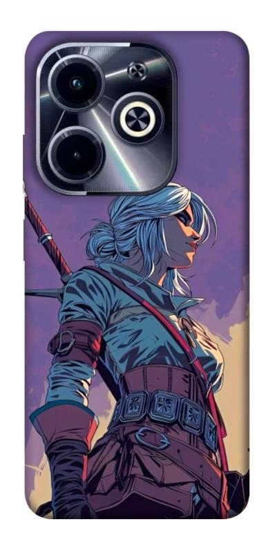 Чохол itsPrint The witcher ciri для Infinix Hot 40i, ігри, купити оптом з доставкою