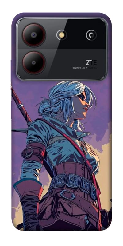 Чохол itsPrint The witcher ciri для ZTE Blade A54 4G, ігри, купити оптом з доставкою