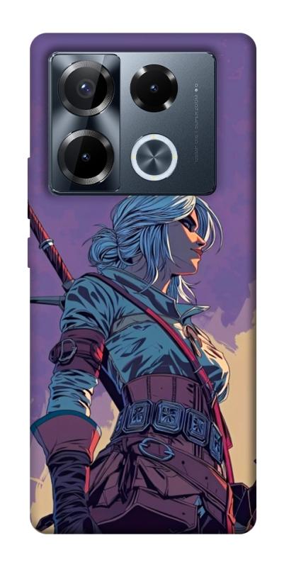 Чохол itsPrint The witcher ciri для Infinix Note 40 Pro 4G, ігри, купити оптом з доставкою