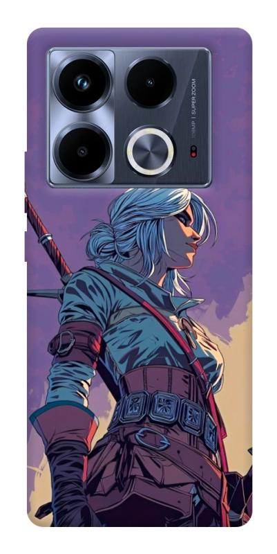 Чохол itsPrint The witcher ciri для Infinix Note 40 4G, ігри, купити оптом з доставкою