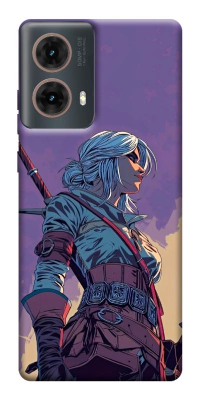 Чохол itsPrint The witcher ciri для Motorola Moto G85, ігри, купити оптом з доставкою