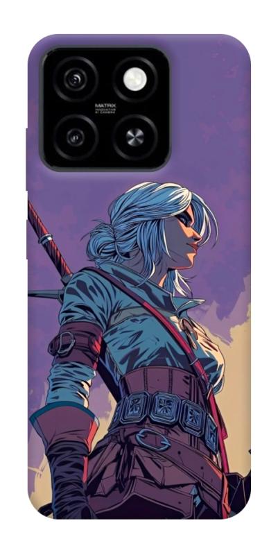 Чохол itsPrint The witcher ciri для ZTE Blade A55 4G, ігри, купити оптом з доставкою