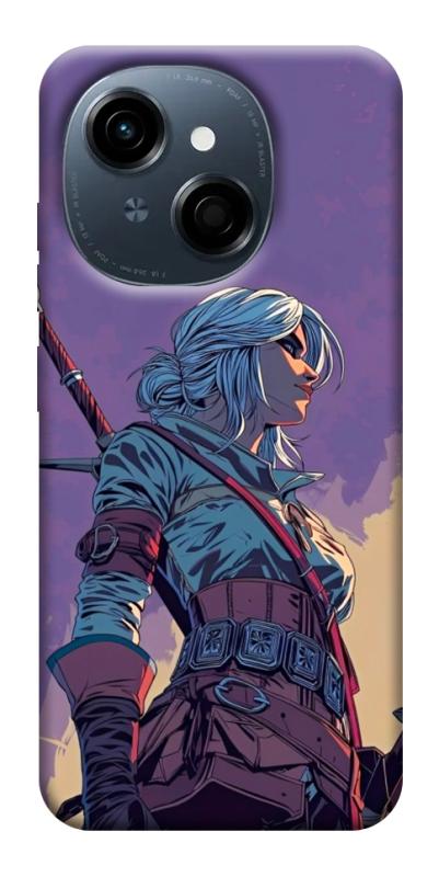Чохол itsPrint The witcher ciri для TECNO Spark Go 1, ігри, купити оптом з доставкою