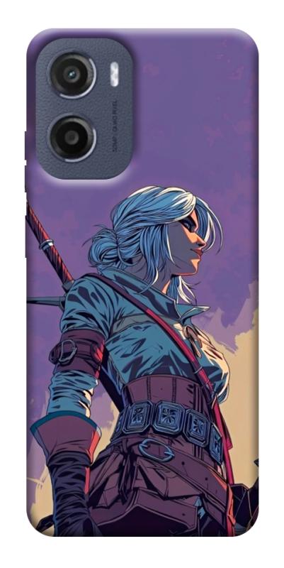 Чохол itsPrint The witcher ciri для Motorola Moto G05, ігри, купити оптом з доставкою