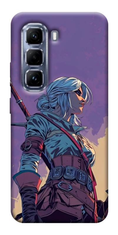 Чохол itsPrint The witcher ciri для Infinix Hot 50 Pro, ігри, купити оптом з доставкою