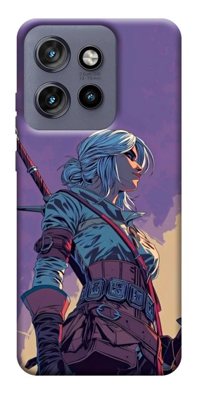 Чохол itsPrint The witcher ciri для Motorola Edge 50 Neo, ігри, купити оптом з доставкою