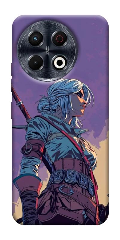 Чохол itsPrint The witcher ciri для TECNO Spark 30 Pro (KL7), ігри, купити оптом з доставкою