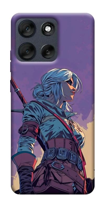 Чохол itsPrint The witcher ciri для Motorola Moto G56 5G, ігри, купити оптом з доставкою