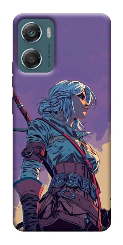 Чохол itsPrint The witcher ciri для Motorola Moto G06, ігри, купити оптом з доставкою