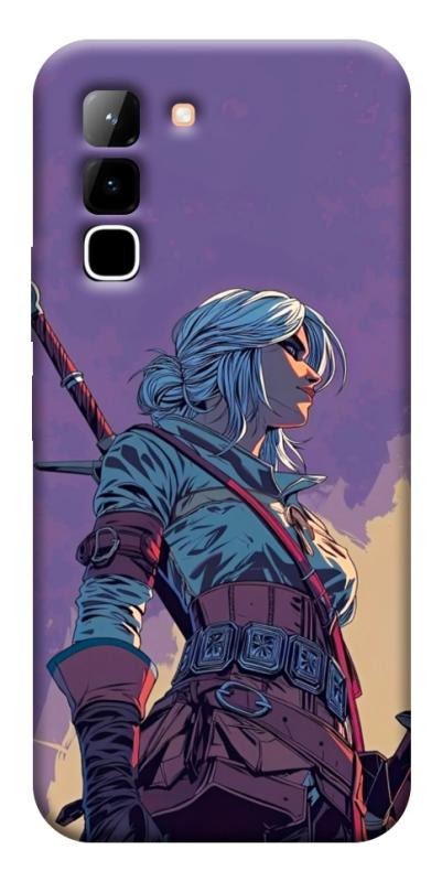 Чехол itsPrint The witcher ciri для Infinix Hot 70, игры, купить оптом с доставкой