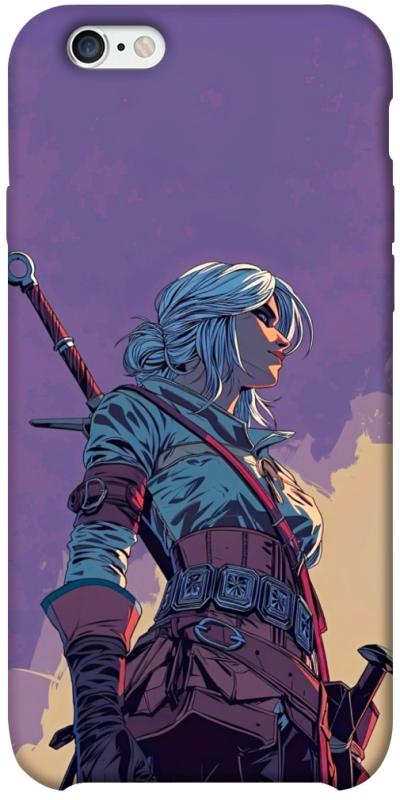 Чохол itsPrint The witcher ciri для Apple iPhone 6/6s plus (5.5"), ігри, купити оптом з доставкою