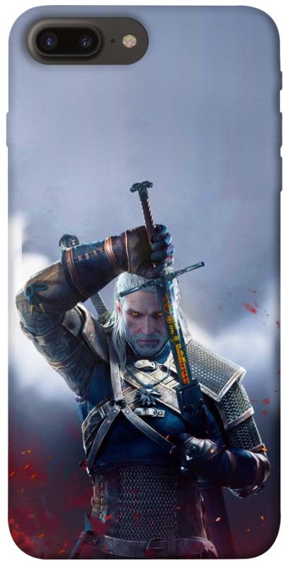 Чехол itsPrint The witcher gerald для Apple iPhone 7 plus / 8 plus (5.5"), игры, купить оптом с доставкой