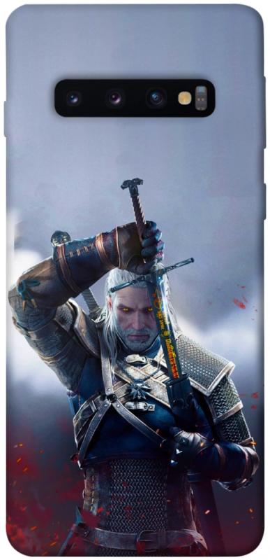 Чохол itsPrint The witcher gerald для Samsung Galaxy S10, ігри, купити оптом з доставкою