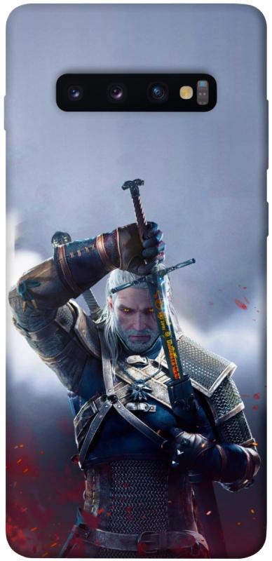 Чохол itsPrint The witcher gerald для Samsung Galaxy S10+, ігри, купити оптом з доставкою