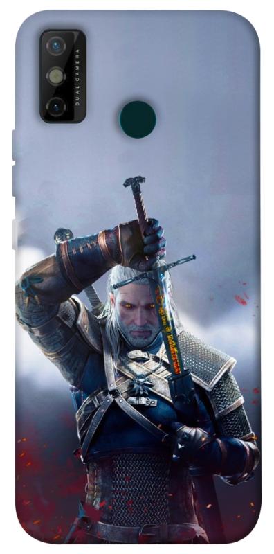 Чехол itsPrint The witcher gerald для TECNO Spark 6 Go, игры, купить оптом с доставкой