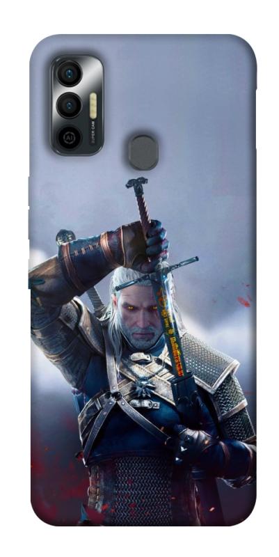 Чехол itsPrint The witcher gerald для TECNO Spark 7, игры, купить оптом с доставкой