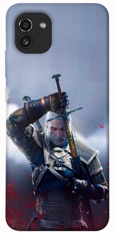 Чехол itsPrint The witcher gerald для Samsung Galaxy A03, игры, купить оптом с доставкой