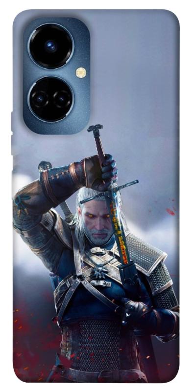 Чехол itsPrint The witcher gerald для TECNO Camon 19 (CI6n) / 19 Pro (CI8n), игры, купить оптом с доставкой