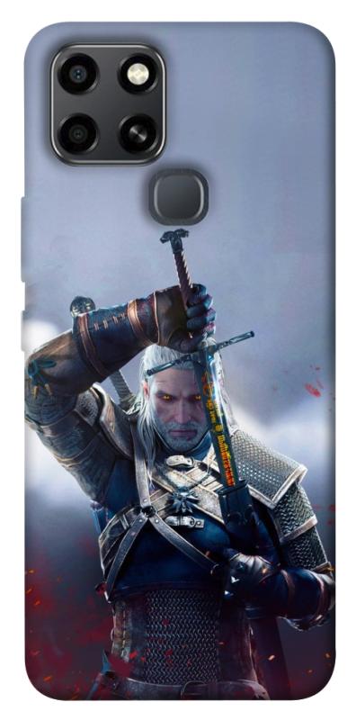Чехол itsPrint The witcher gerald для Infinix Smart 6, игры, купить оптом с доставкой