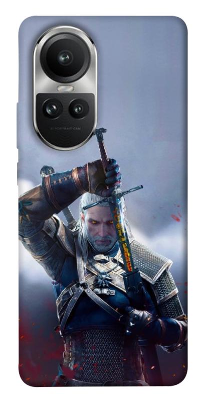 Чехол itsPrint The witcher gerald для Oppo Reno 10, игры, купить оптом с доставкой