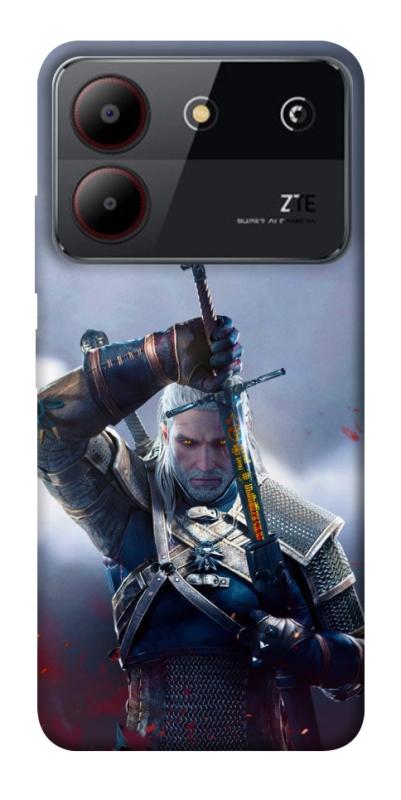 Чохол itsPrint The witcher gerald для ZTE Blade A54 4G, ігри, купити оптом з доставкою