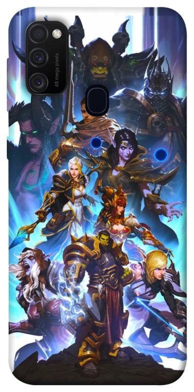Чохол itsPrint World of warcraft для Samsung Galaxy M30s / M21, ігри, купити оптом з доставкою