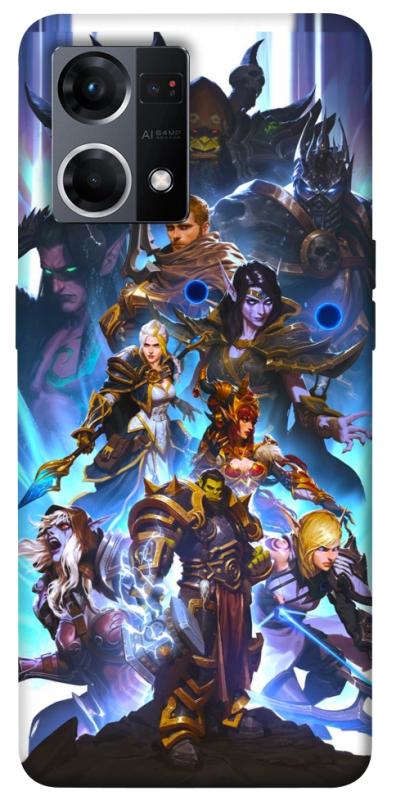 Чохол itsPrint World of warcraft для Oppo Reno 7 4G, ігри, купити оптом з доставкою